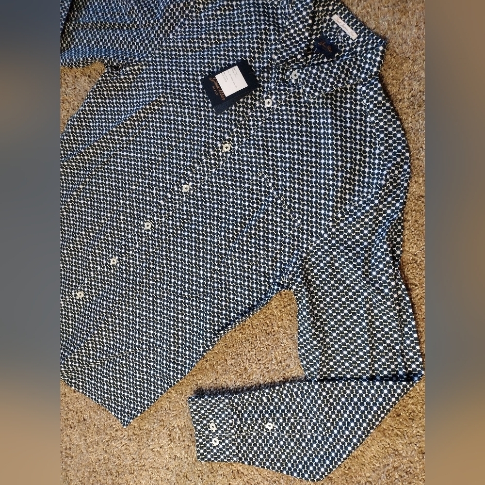 Good Man Brand Long Sleeve Button Down Shirt NWT - Picture 2 of 7